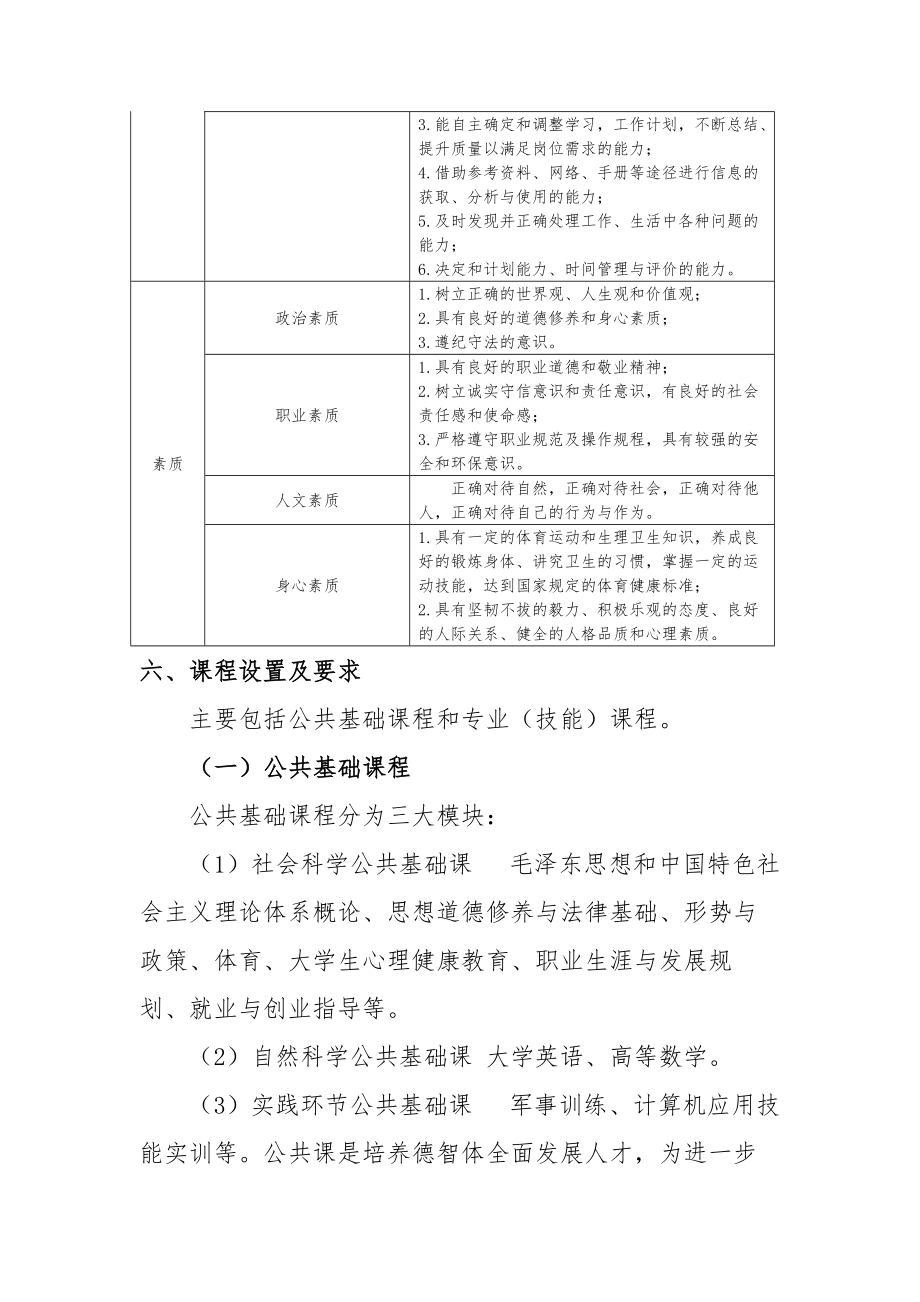 应用电子技术专业人才培养方案.doc_第3页