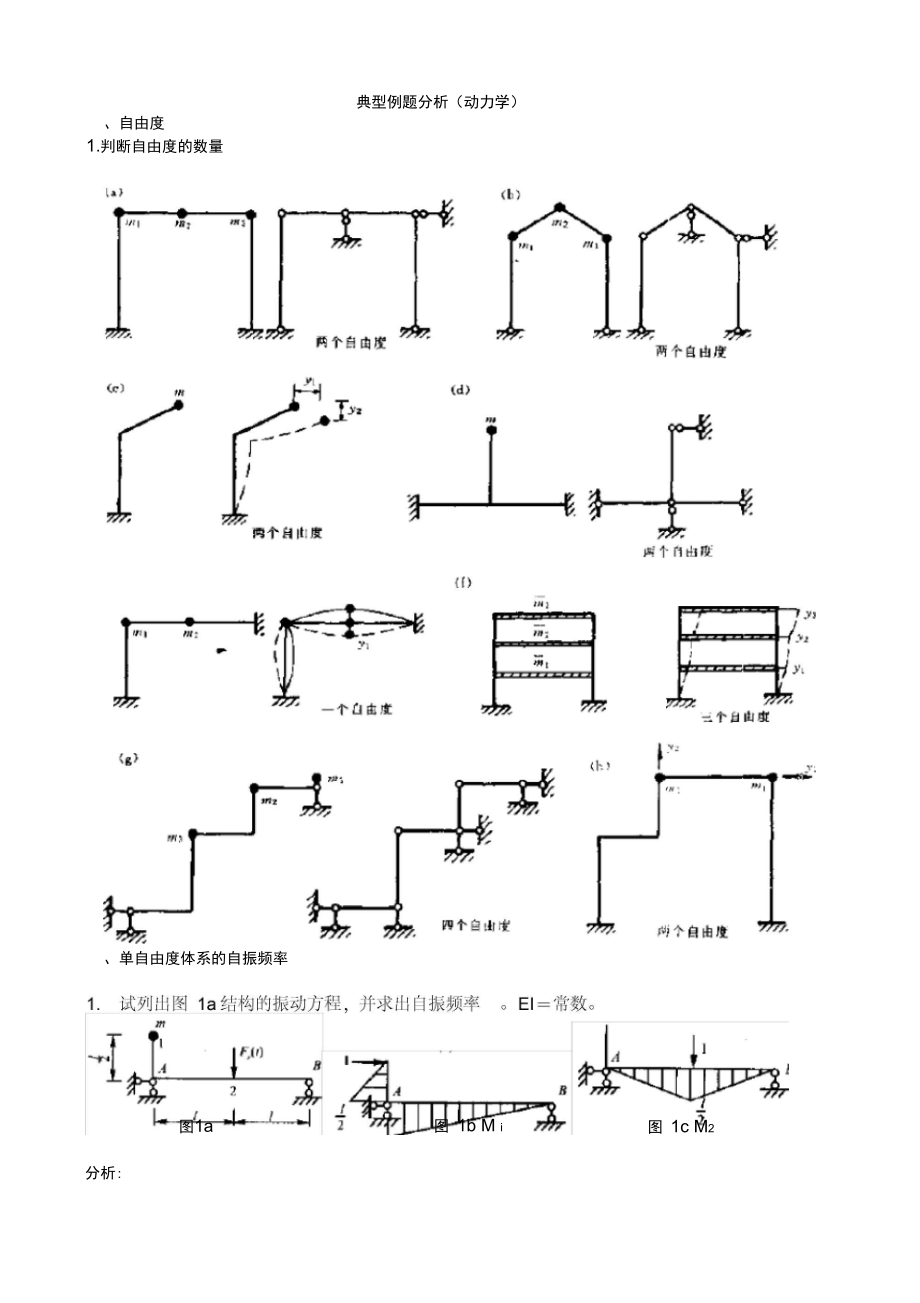 典型例题分析(动力学).doc_第1页