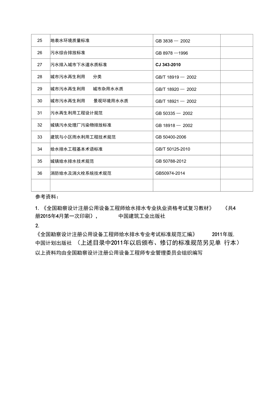 2017年全国注册公用设备工程师给水排水执业资格考试.doc_第2页