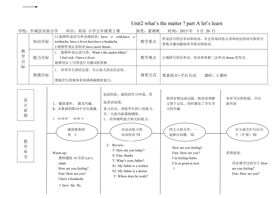 11EEPO五年级上册英语教案.doc_第1页