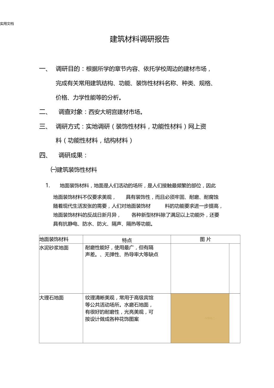 建筑材料调研报告材料86821.docx_第2页