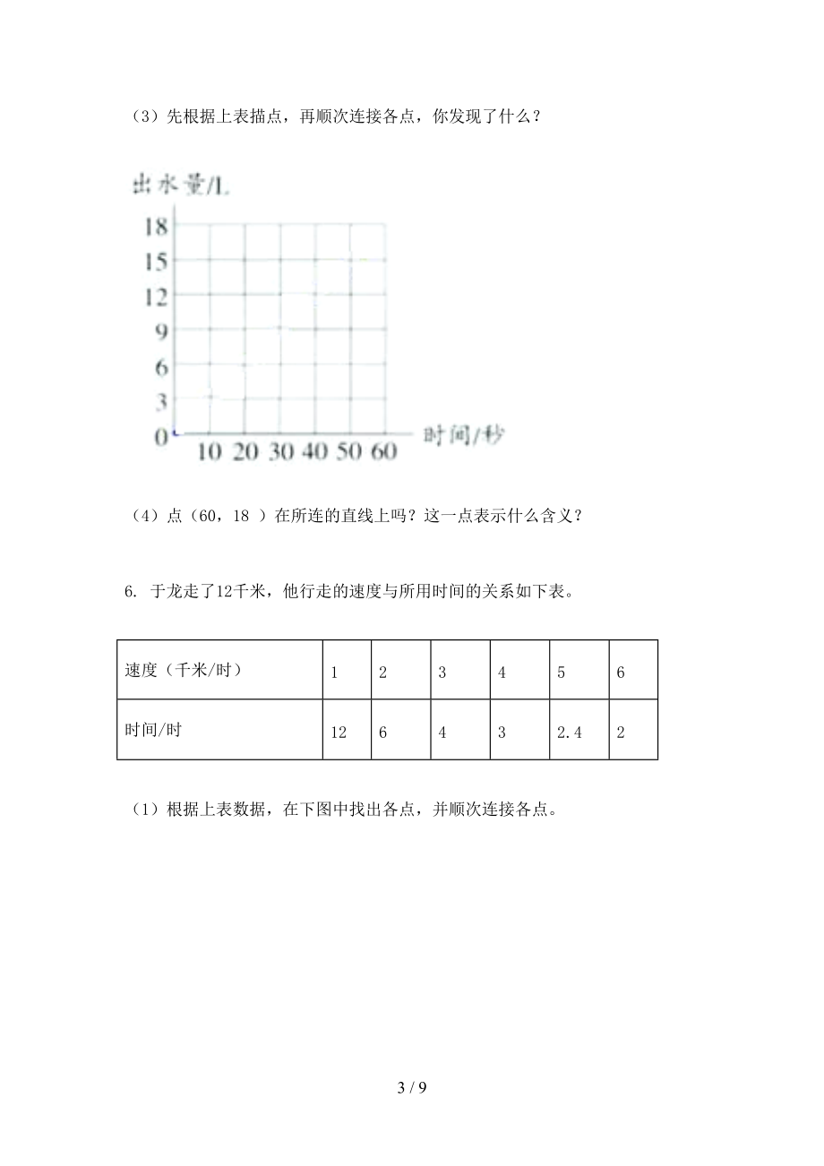 北京版六年级数学上学期专项应用题与解决问题假期作业练习.doc_第3页