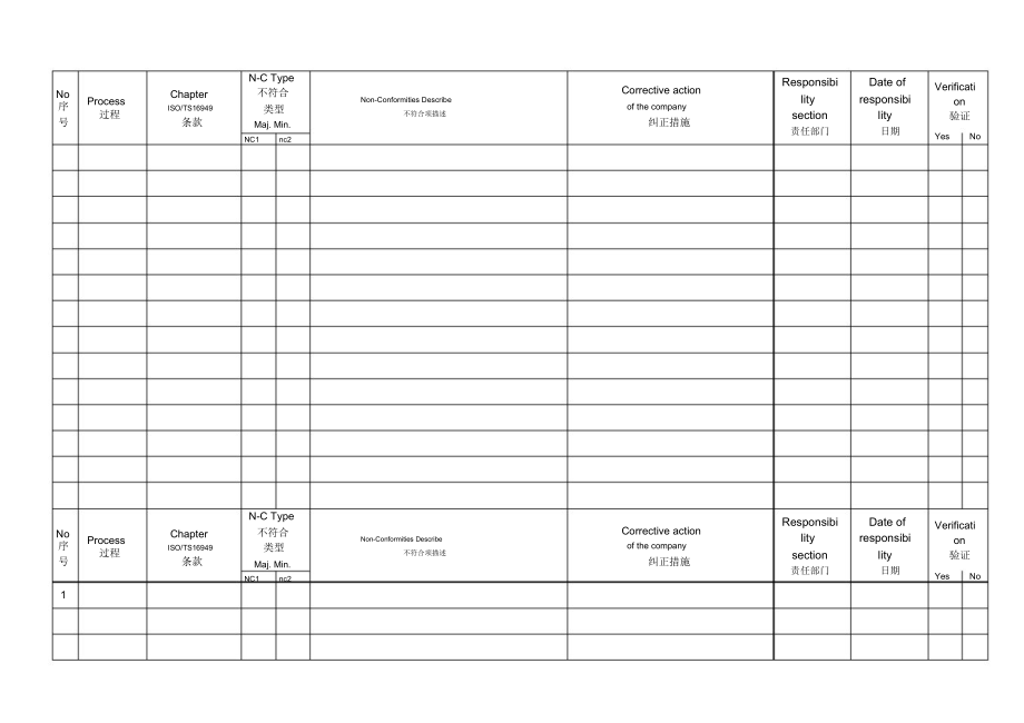 不符合项纠正措施空表.docx_第2页
