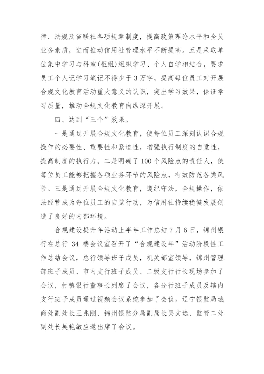 合规建设提升年活动上半年工作总结.docx_第3页