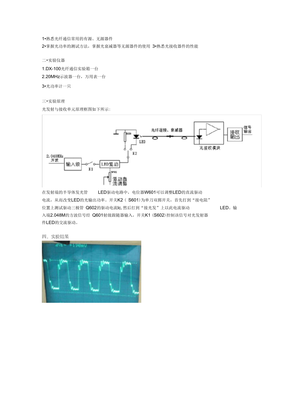 光纤通信实验报告-.doc_第3页