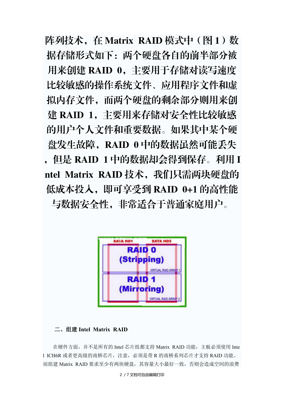 性能与数据安全并重实战IntelMatrixRAID组建(图).doc_第2页