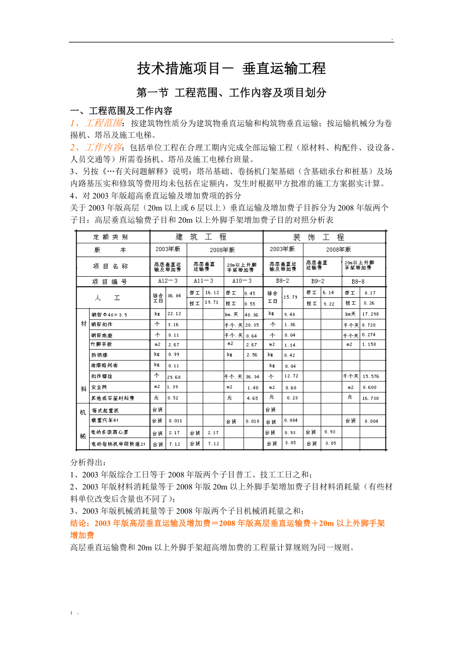 垂直运输费用的计算.doc_第1页