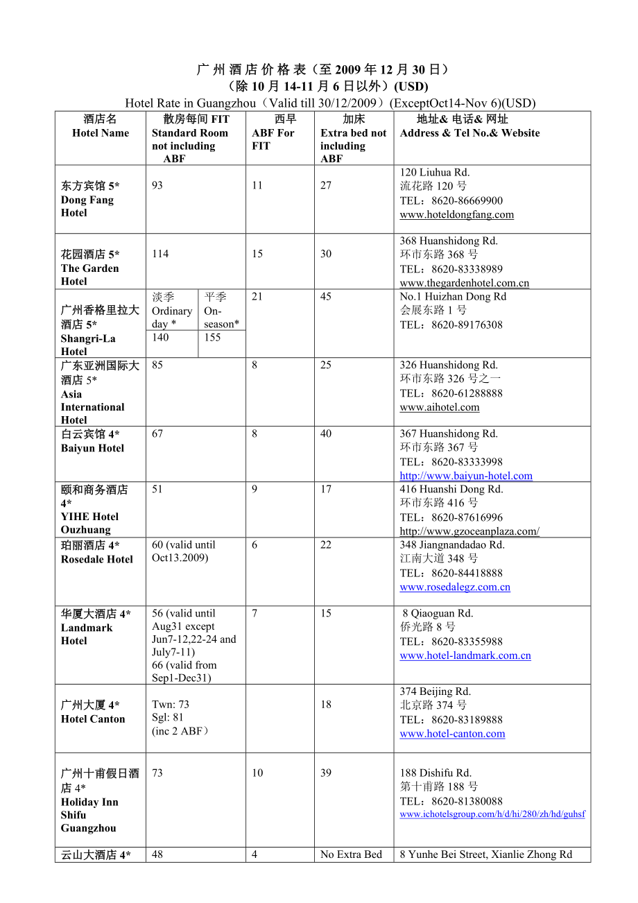 广州酒店价格.docx_第1页