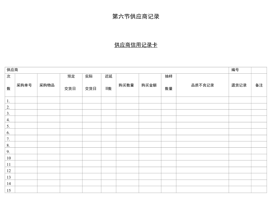 供应商信用记录表.doc_第1页