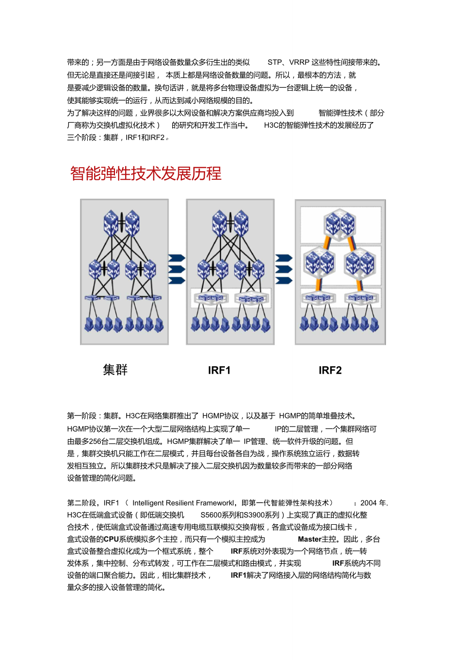 IRF2让网络变的简单——不断演进的智能弹性架构技术.doc_第2页