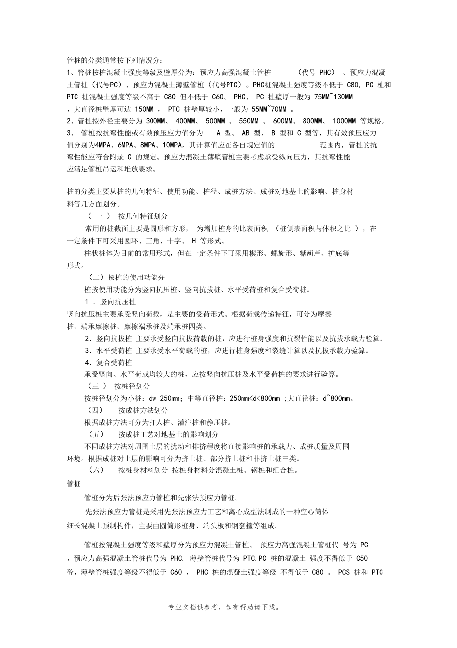 管桩的分类.doc_第1页