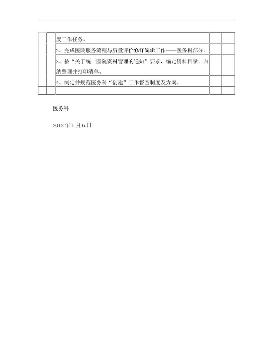 医院医务科2012工作任务计划表.doc_第3页