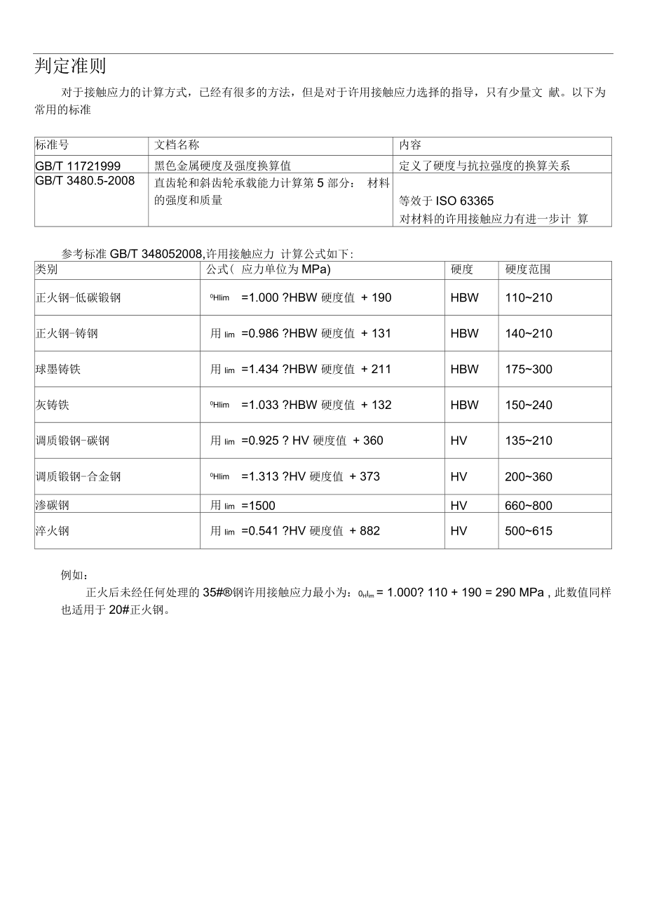 常用材料许用接触应力.docx_第1页