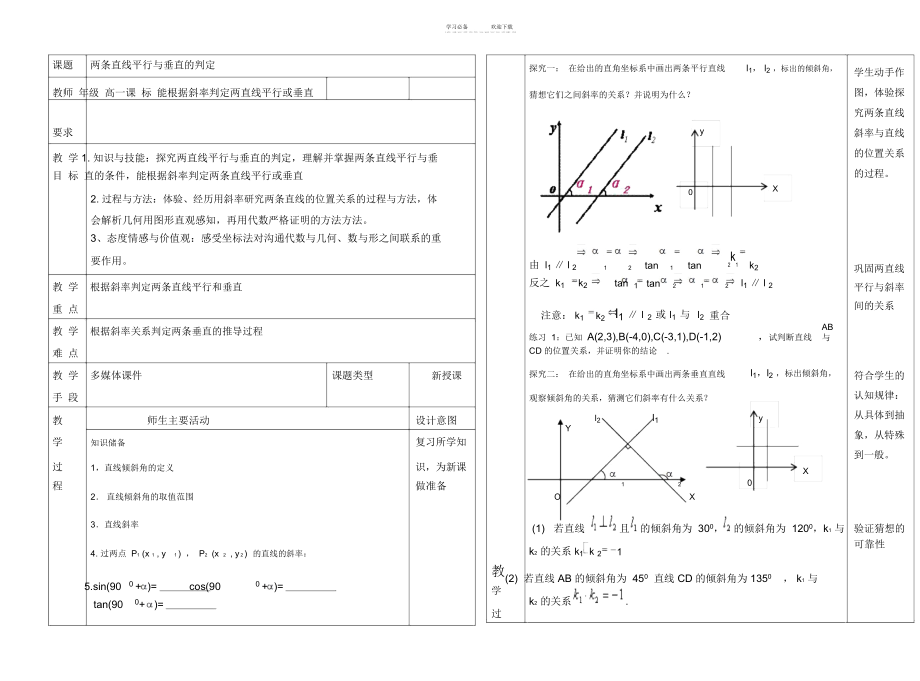 两条直线平行与垂直教案_3021.docx_第1页