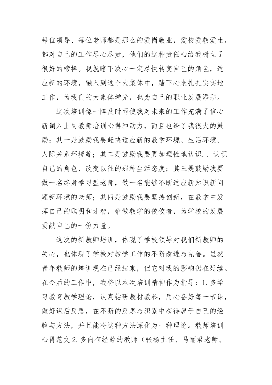 2021青年教师培训心得体会.docx_第2页