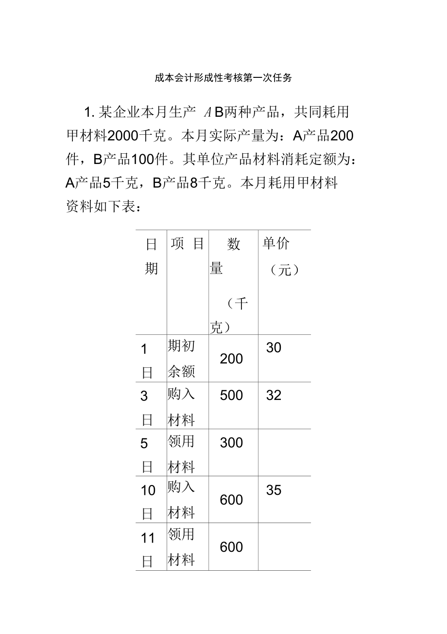 成本会计形成性考核第1次任务.doc_第2页