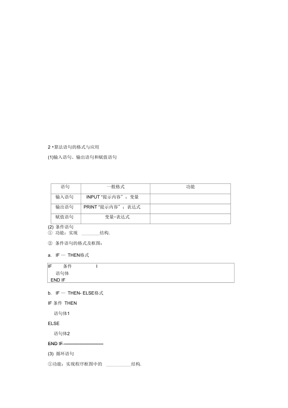 2021届高考数学一轮复习68程序框图与算法语句学案理.docx_第2页