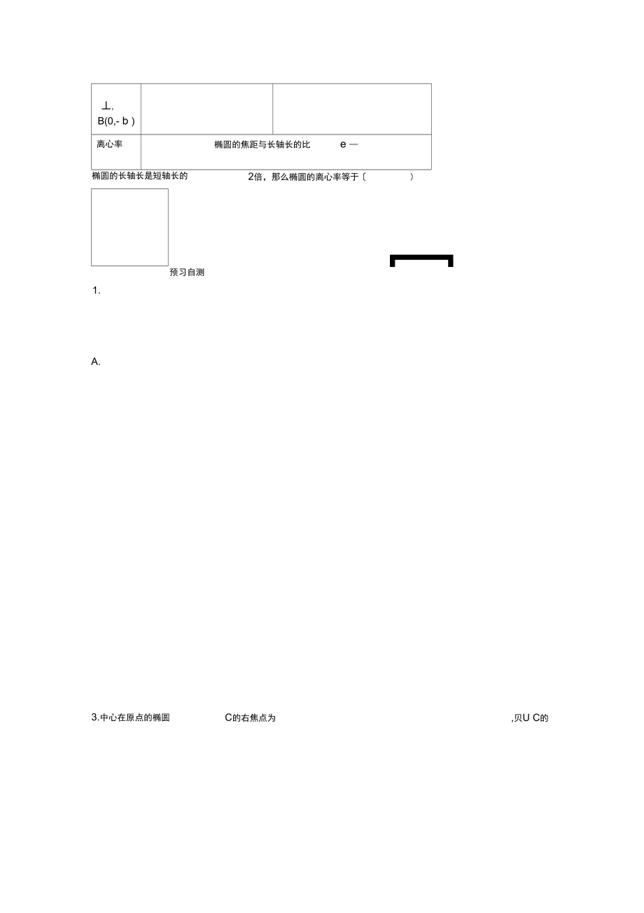 2021届高考数学一轮复习51椭圆的几何性质学案理.docx_第2页