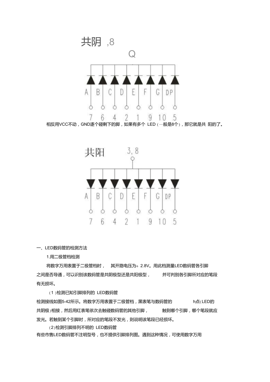 二极管共阴共阳极检测方法.doc_第2页