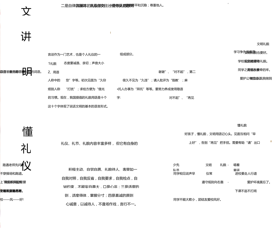 讲文明懂礼仪电子小报.doc_第1页