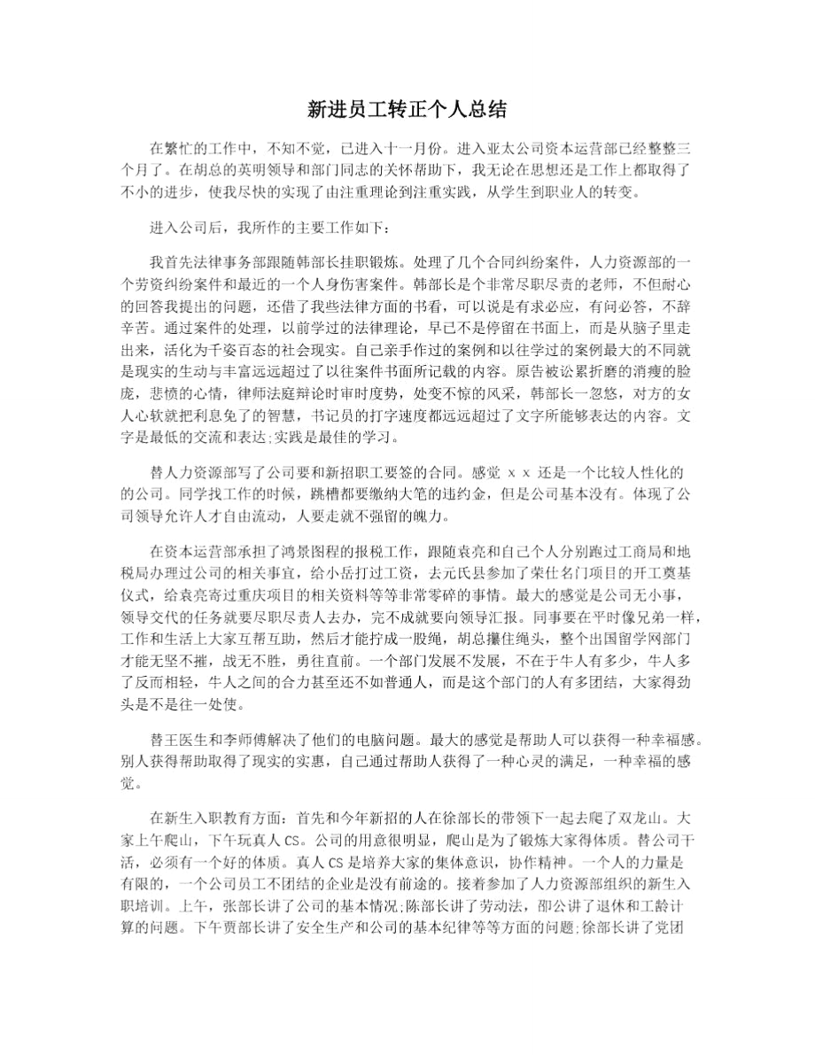 新进员工转正个人总结.doc_第1页