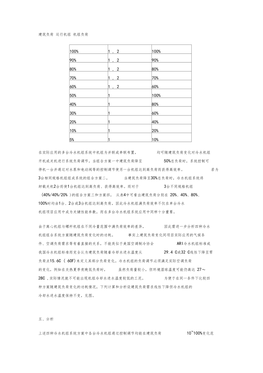 离心式与螺杆式冷水机组组合应用系统方案的性能分析.docx_第3页