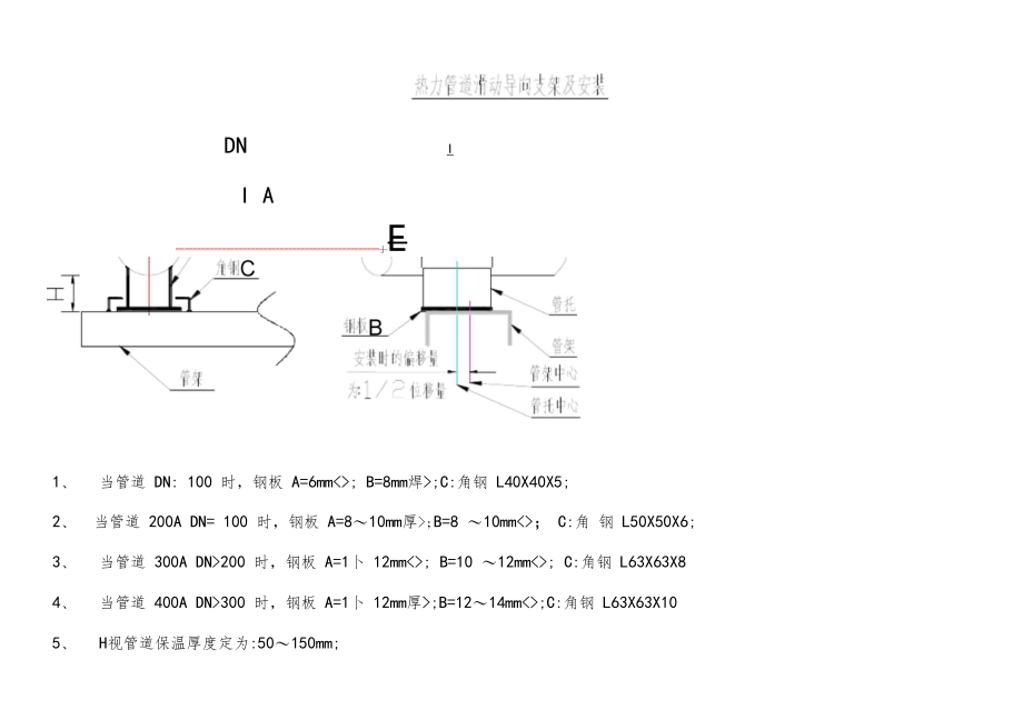 热力管道支架间距与安装方式.docx_第2页