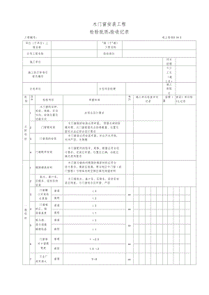 电厂工程木门窗安装工程检验批质量验收记录2.docx