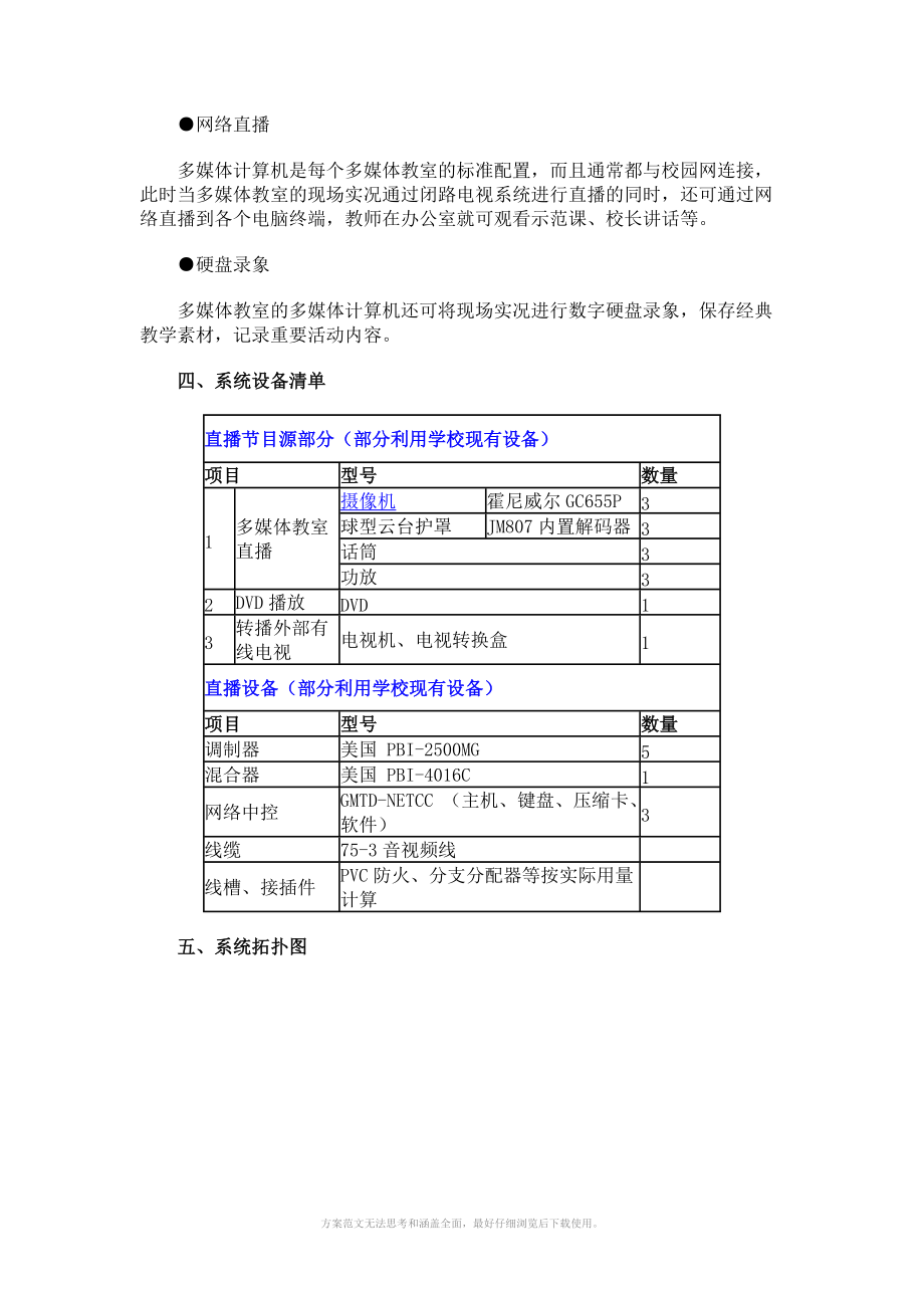 金迈视讯校园网络直播系统解决方案.doc_第3页