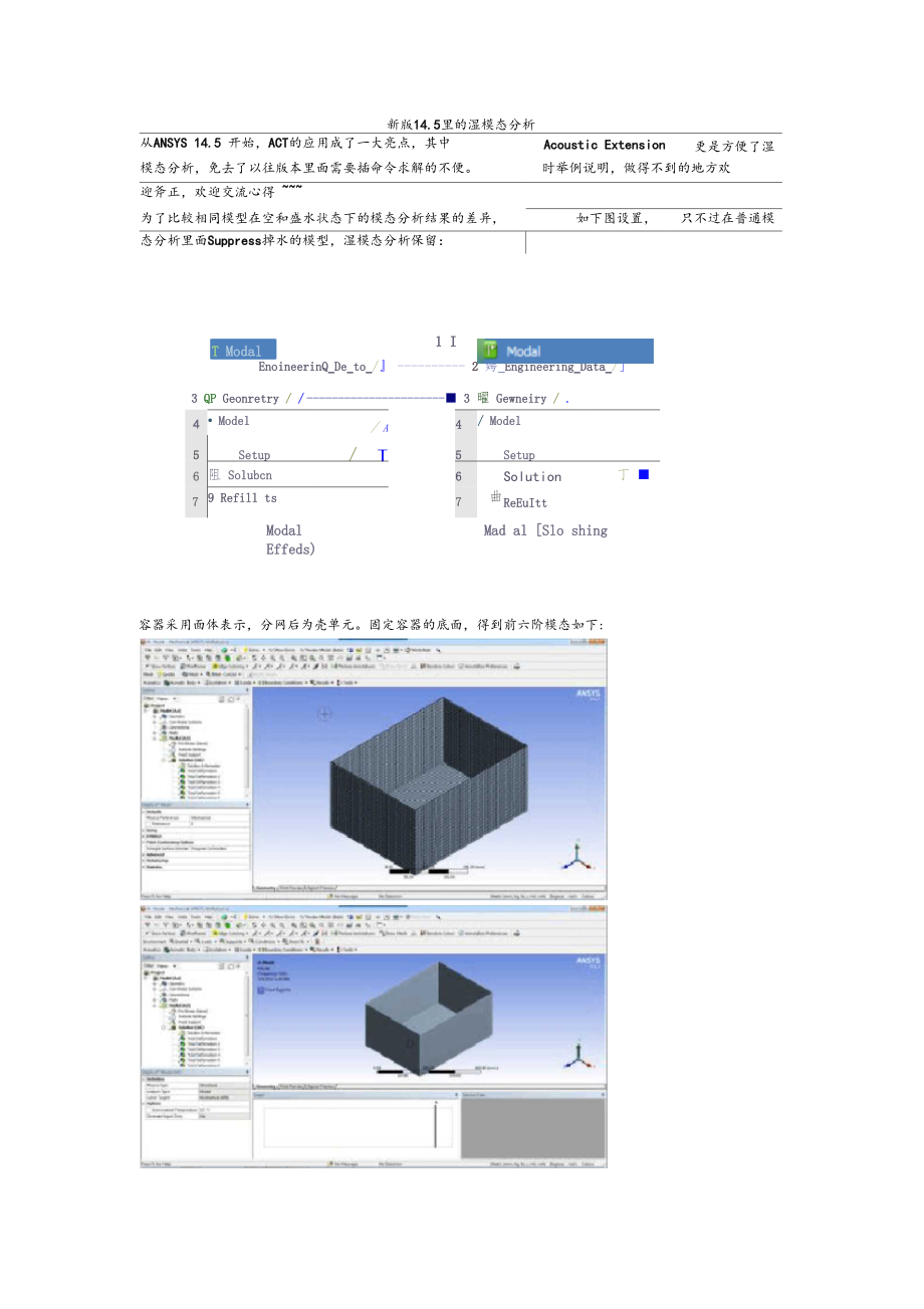 盛水容器的湿模态分析ANSYSWorkbench15.docx_第1页