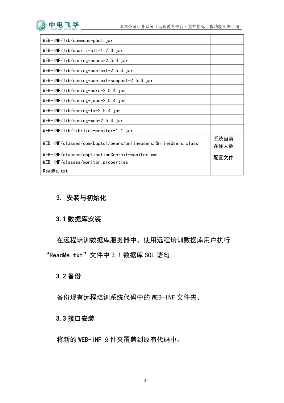 国网公司业务系统监控指标-远程培训系统部署手册.docx_第3页