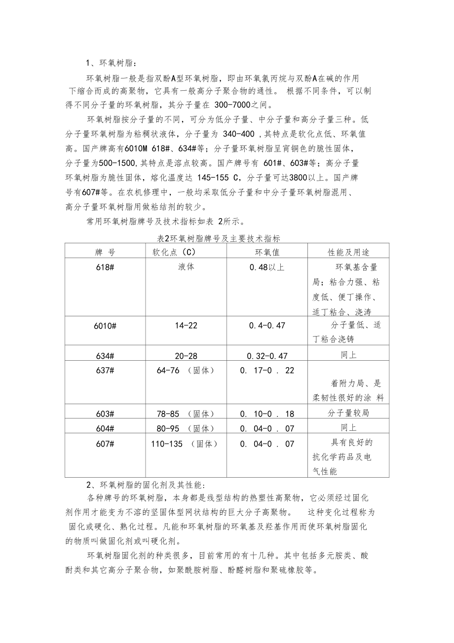 环氧树脂性能及工艺特性.docx_第2页