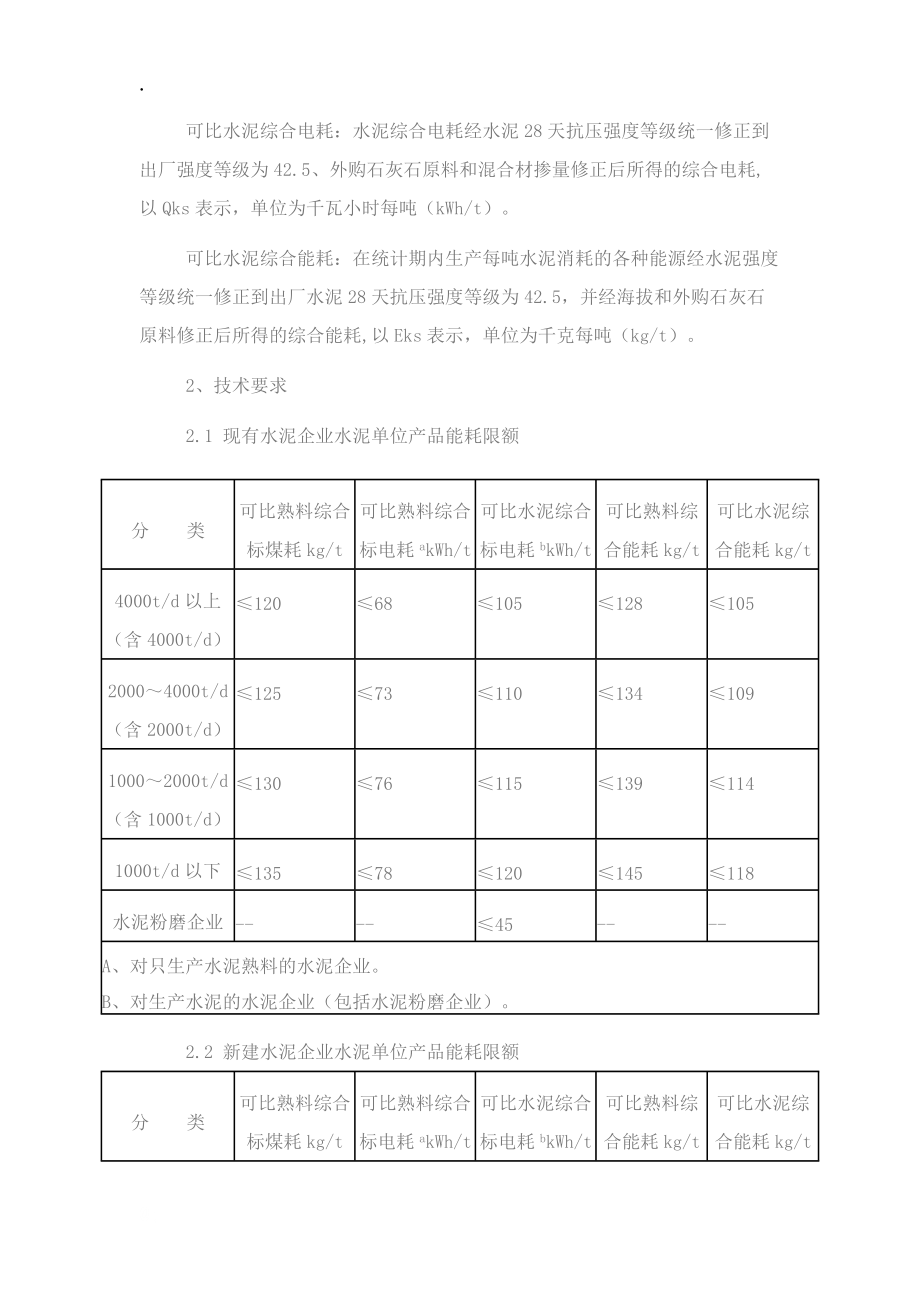 水泥单位产品能源消耗限额简介.docx_第2页