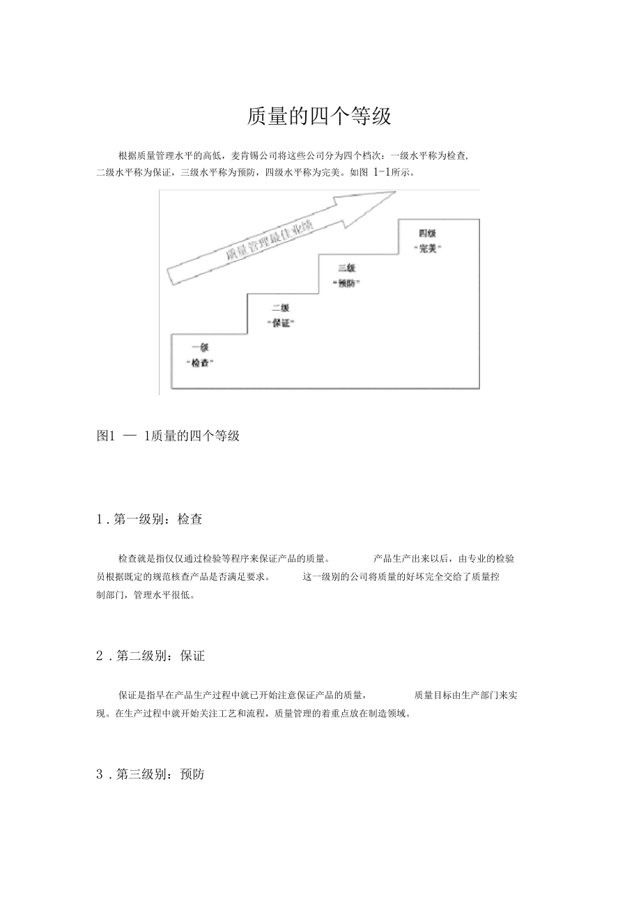 质量的四个等级.docx_第1页