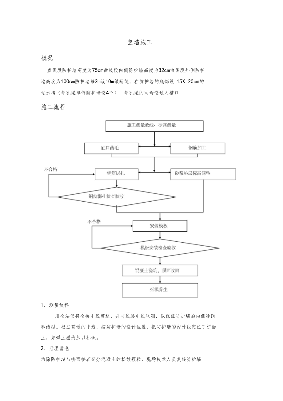 高铁桥梁AB墙防护墙施工工序及注意事项.docx_第1页