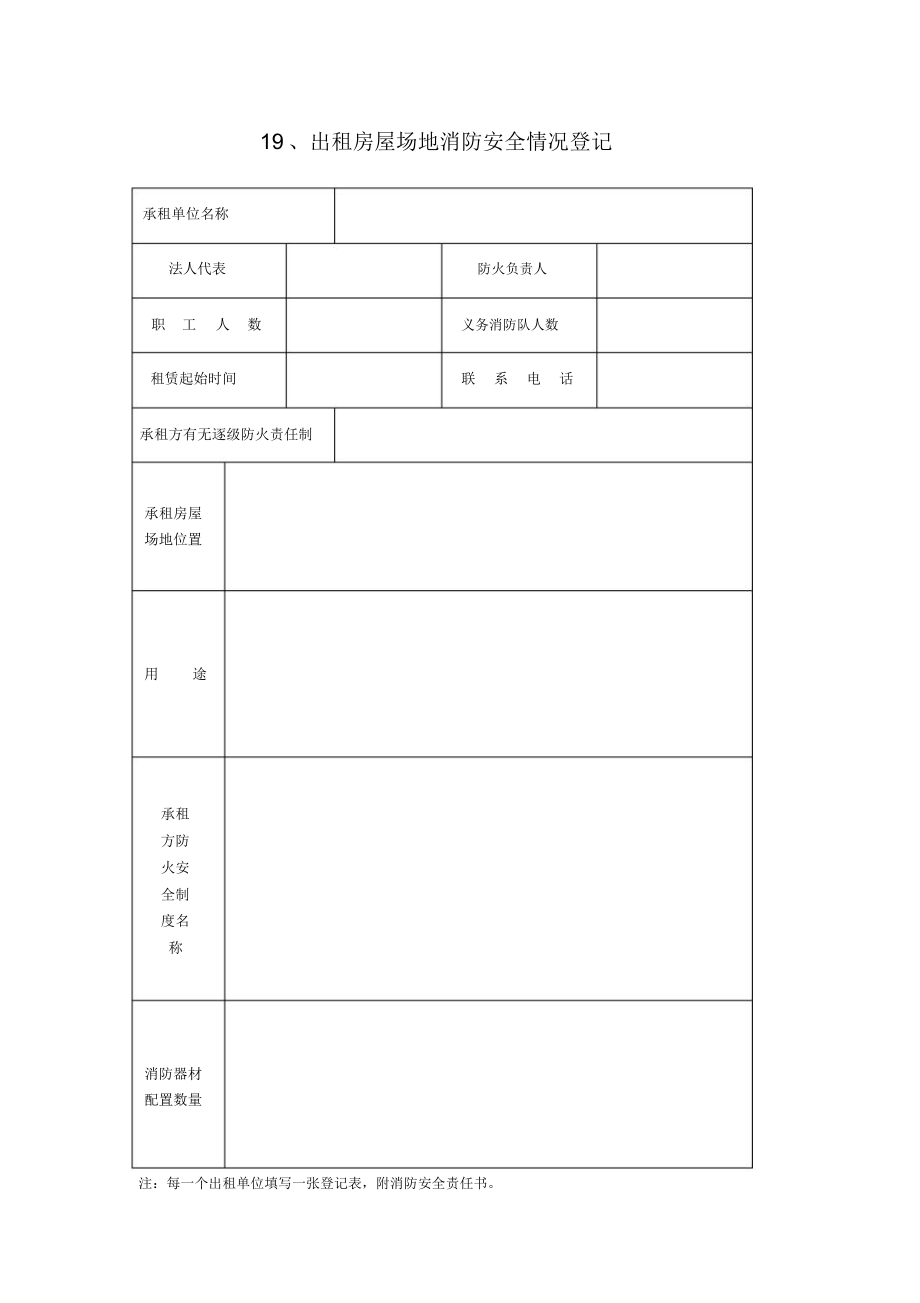 出租房屋场地消防安全情况登记.doc_第1页