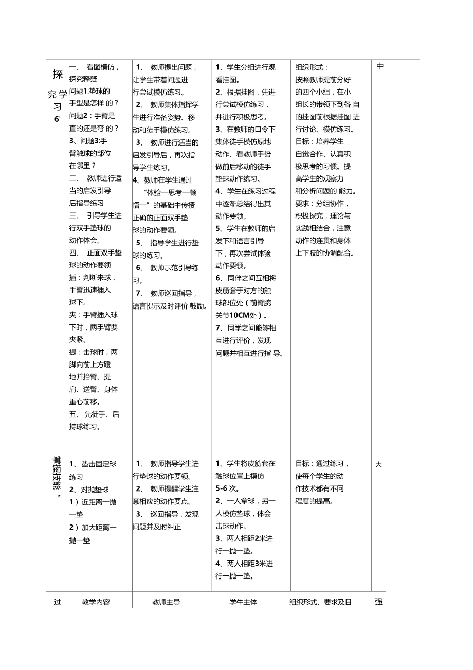 排球教学设计方案.docx_第3页