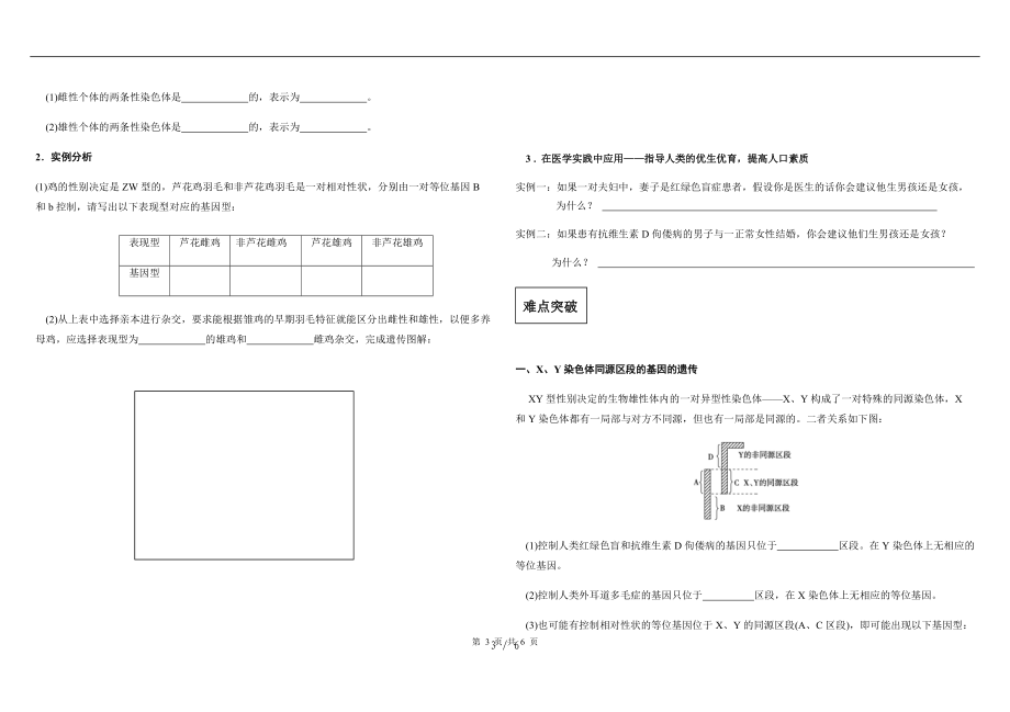 伴性遗传学案.docx_第3页