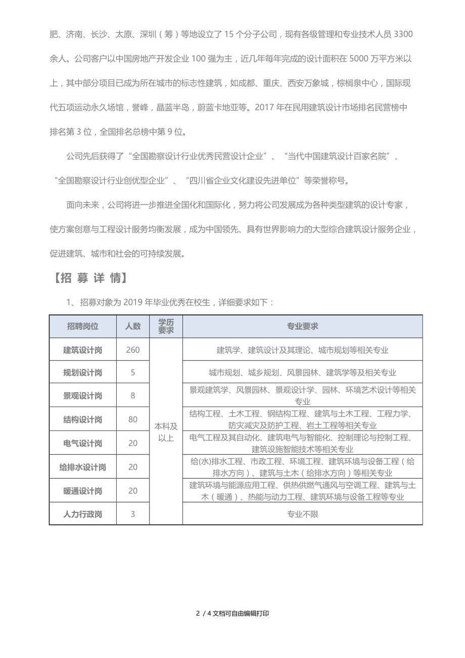 基准方中2019届实习生招募开启.DOC_第2页