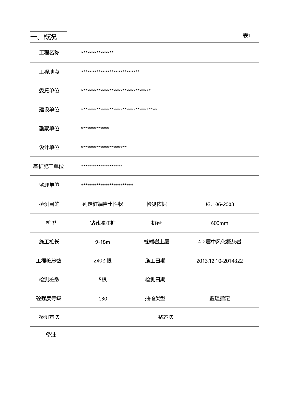 桩基取芯检测报告样板.docx_第2页