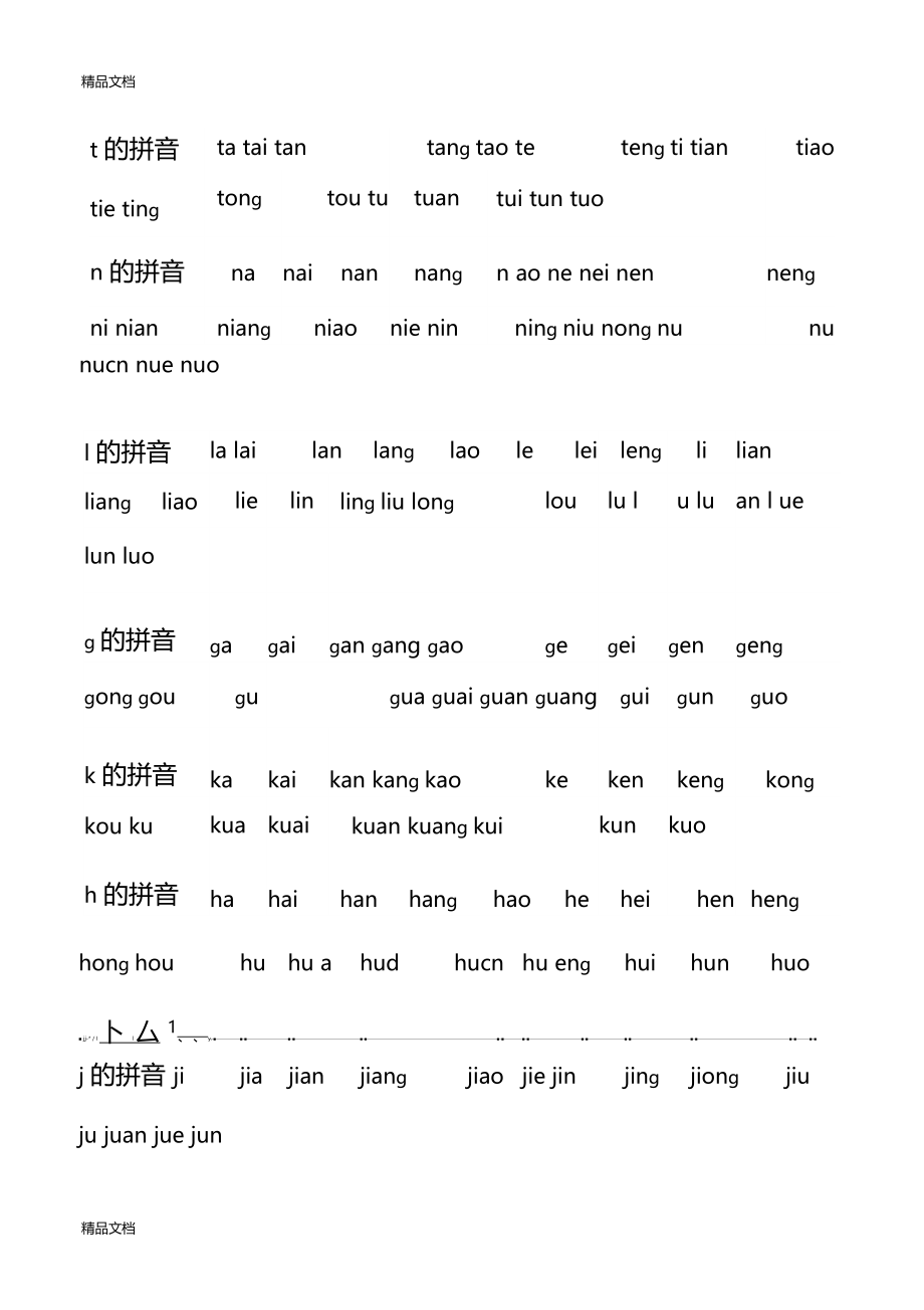 汉语拼音的发音组合汉语拼音学习大全资料.docx_第2页