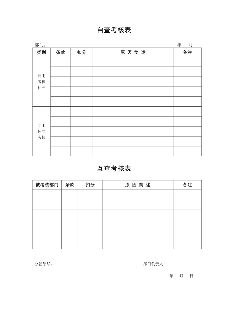 自查互查表(样表).docx_第1页