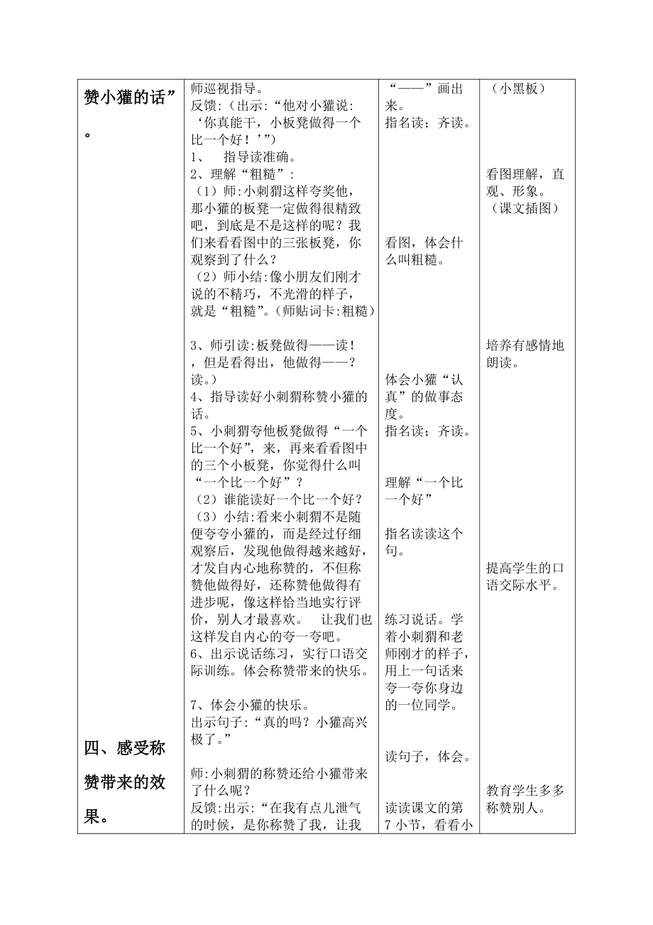 公开课《称赞》教学设计[1].doc_第3页