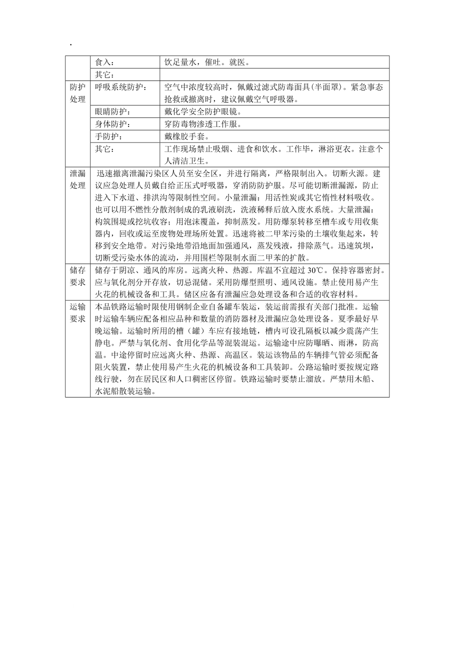 2-二甲苯安全数据表.docx_第2页