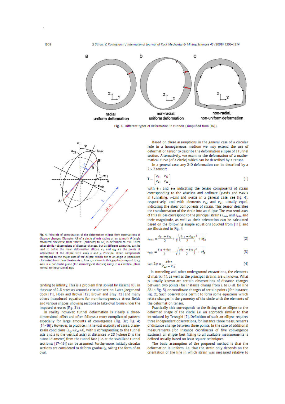 外文翻译--隧道开挖断面的平均变形张量和平均变形椭圆.docx_第3页