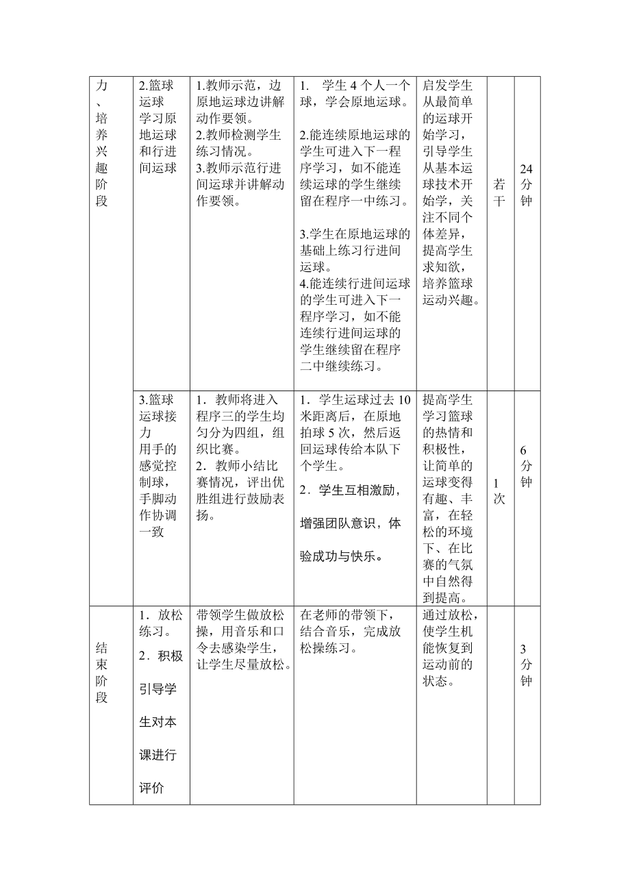 《篮球运球》体育课教案.doc_第2页