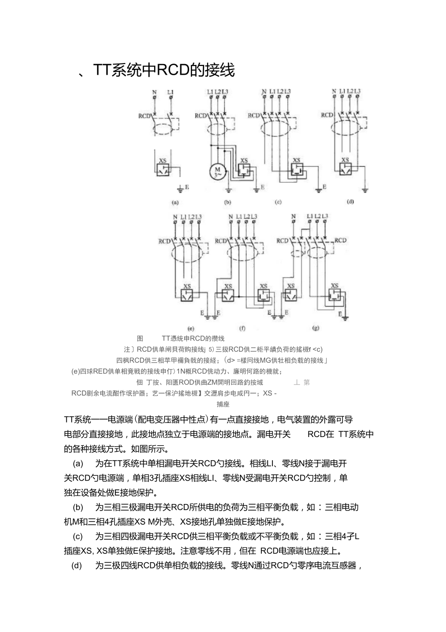 电气保护接地系统的RCD接线方式方法.doc_第1页