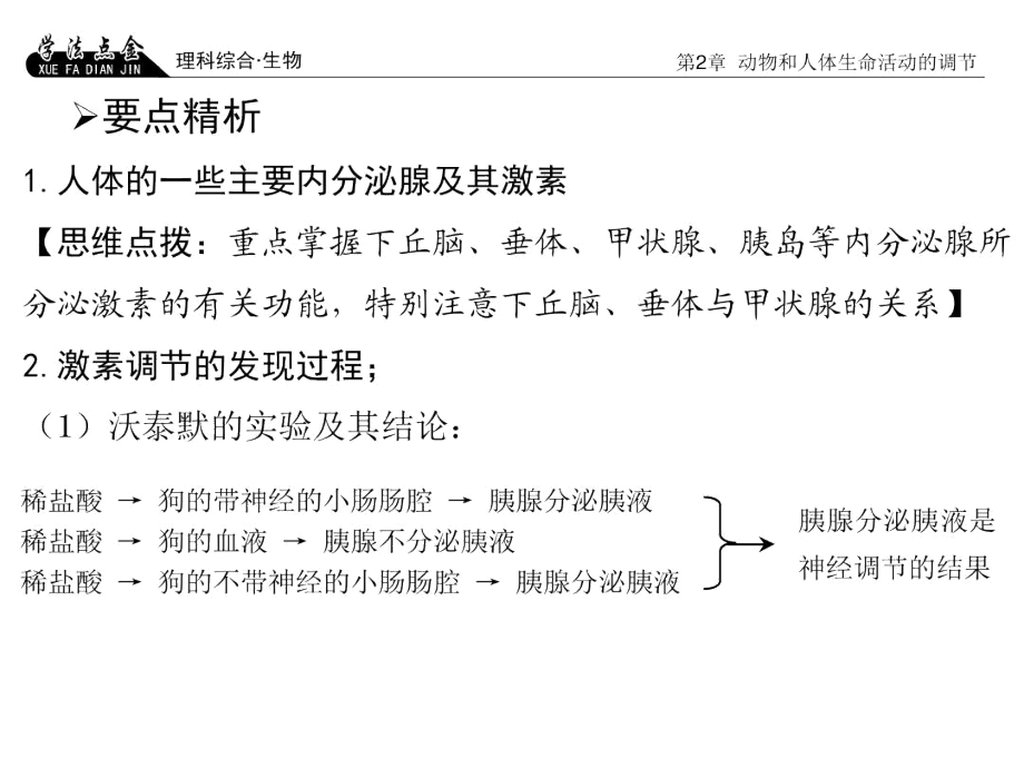 必修3第2章动物和人体生命活动的调节第2节通过激素的调节.docx_第2页