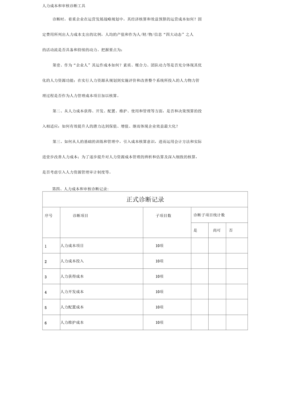 (企业诊断)人力成本与审核诊断工具.docx_第2页