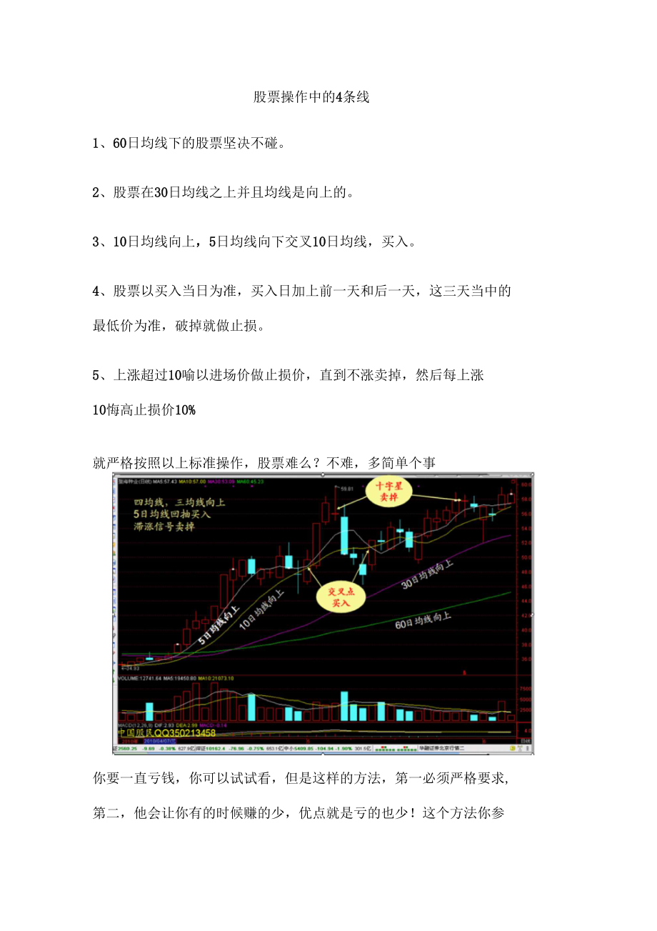 股票操作中的4条线.docx_第1页